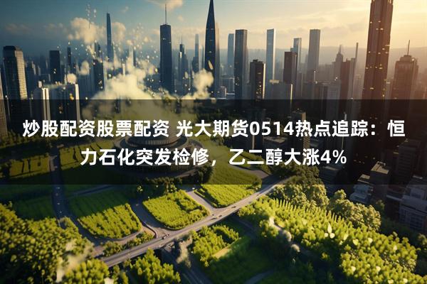 炒股配资股票配资 光大期货0514热点追踪：恒力石化突发检修，乙二醇大涨4%